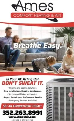 AMES Comfort Heating & Air Logo