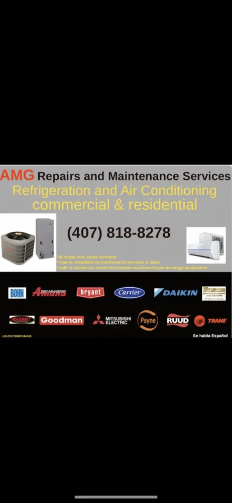 Slide of AMG Repairs and Maintenance Services