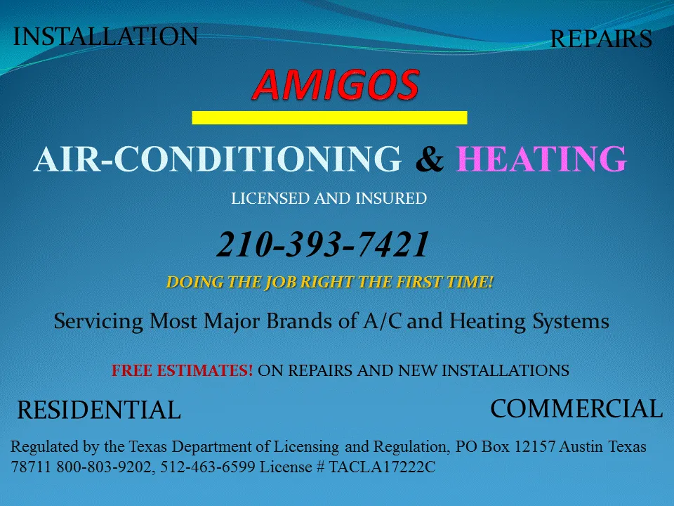 Slide of Amigos Air Conditioning and Heating