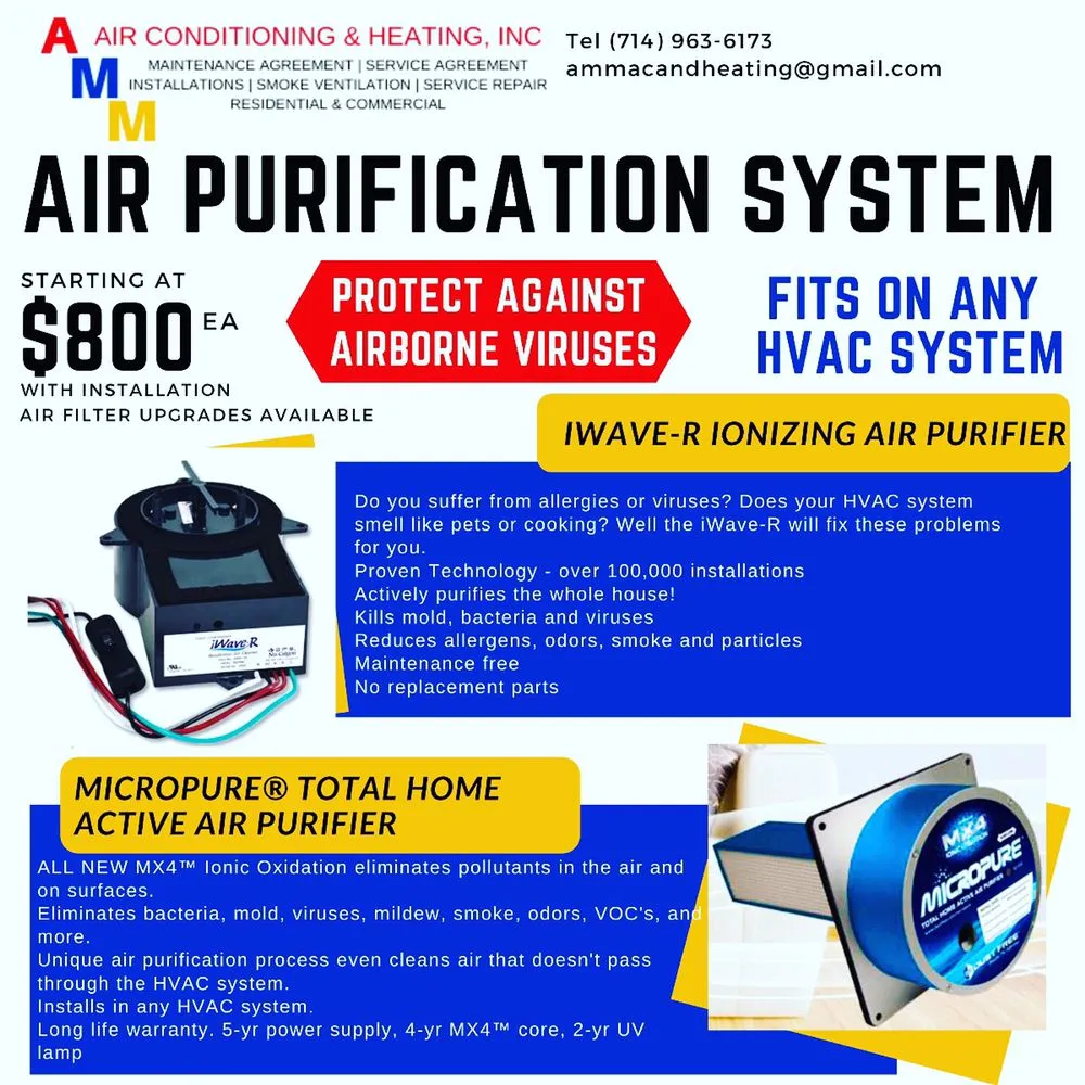 Slide of AMM Air Conditioning & Heating