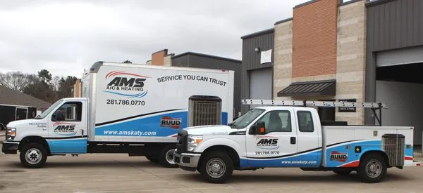 AMS A/C & Heating Logo