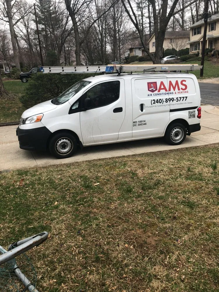 Slide of AMS Air Conditioning and heating