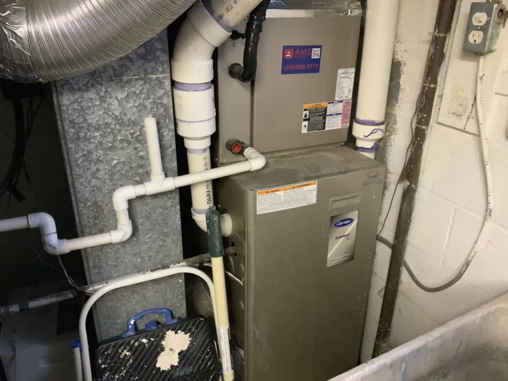 Slide of AMS Air Conditioning and heating