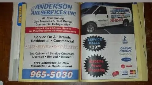 Slide of Anderson Air Services