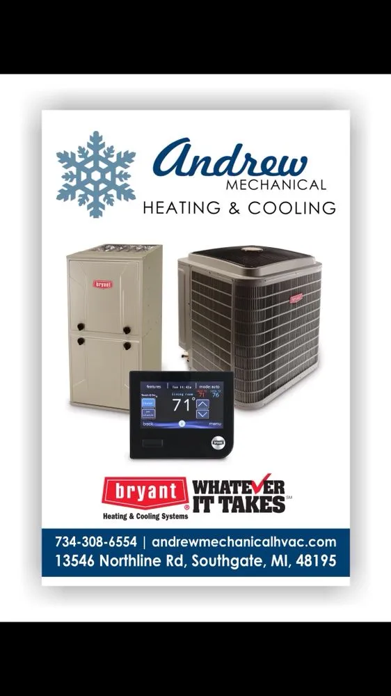 Slide of Andrew Mechanical Heating & Cooling