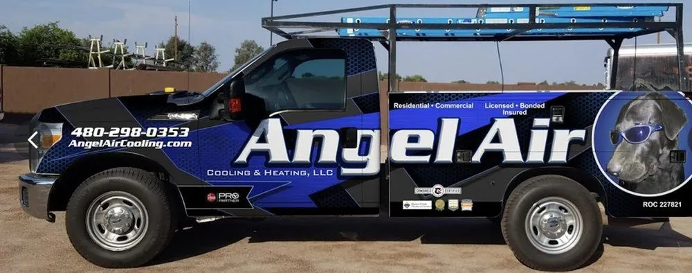 Slide of Angel Air Cooling & Heating