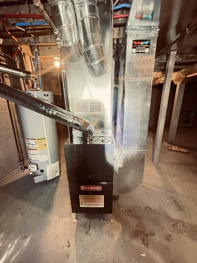 Slide of Angel Heating and Cooling