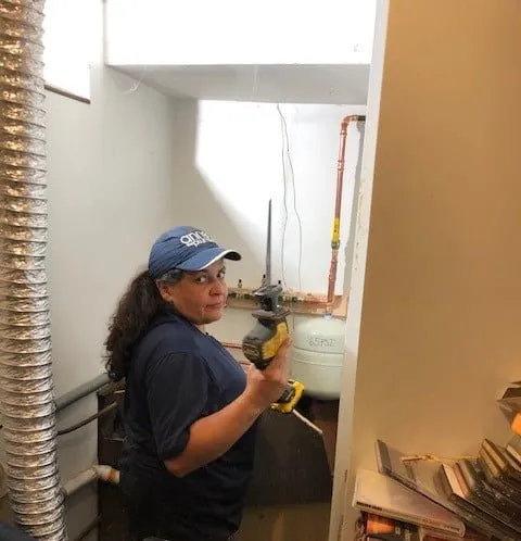 Slide of Anne The Plumber