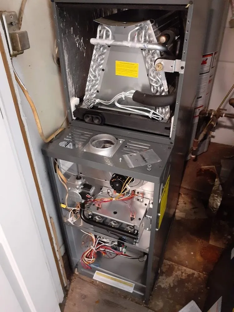 Slide of Annual Air Heating and cooling