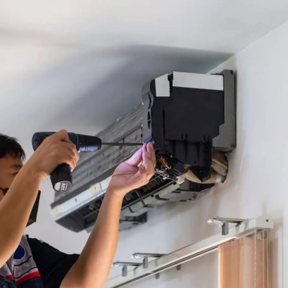 Slide of Annual Air Heating and cooling