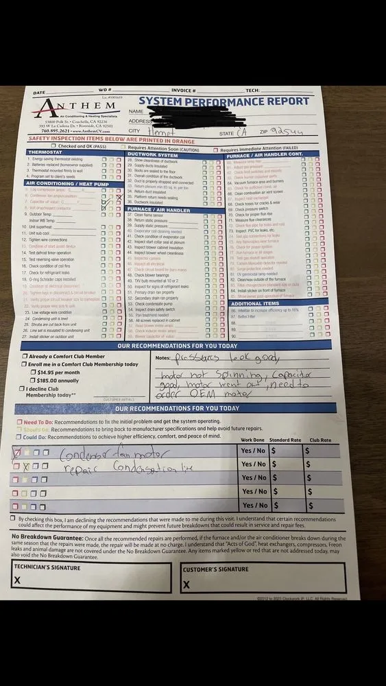 Slide of Anthem Air Conditioning & Plumbing