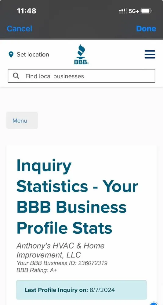 Slide of Anthony HVAC & Home Improvement