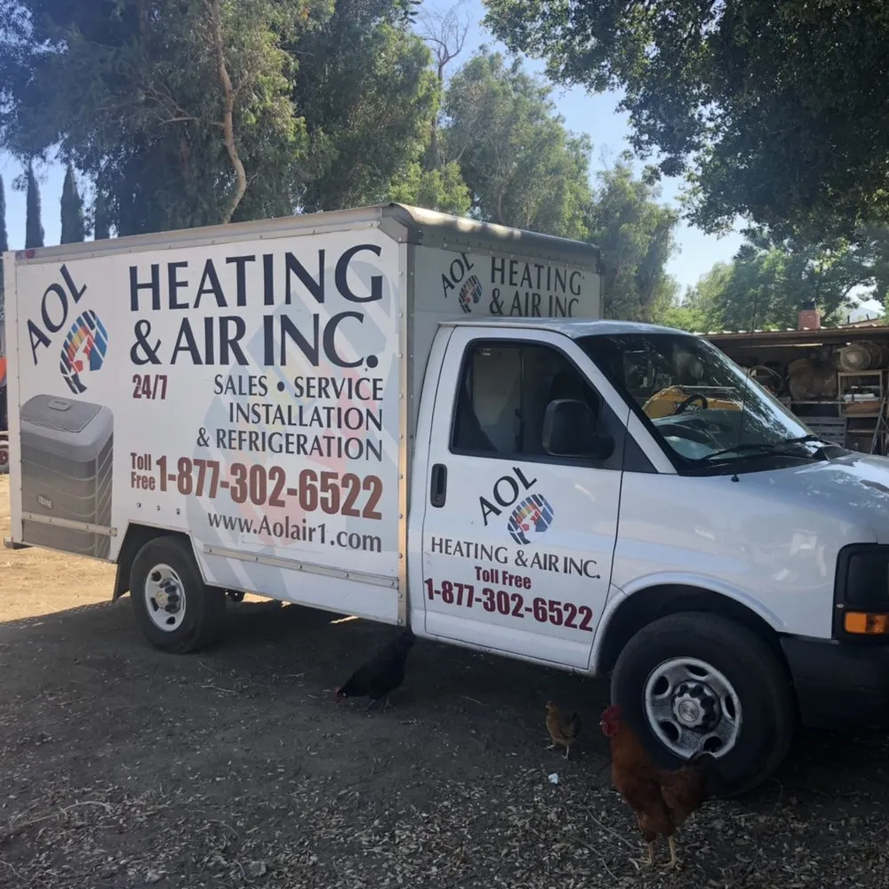 Slide of AOL Heating & Air