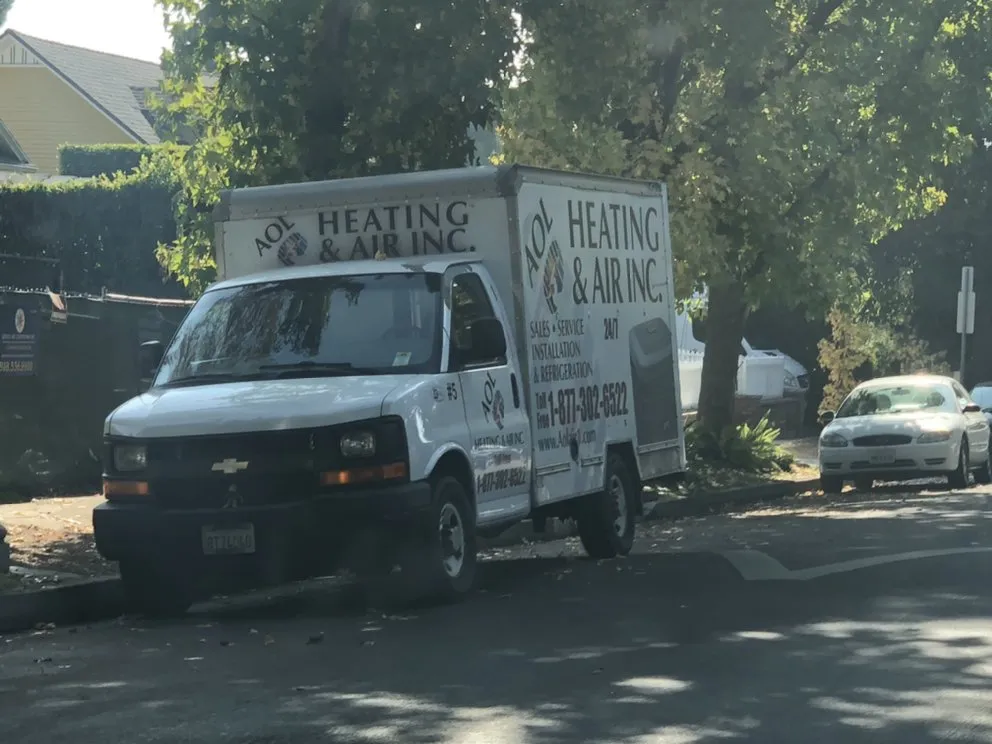 Slide of AOL Heating & Air