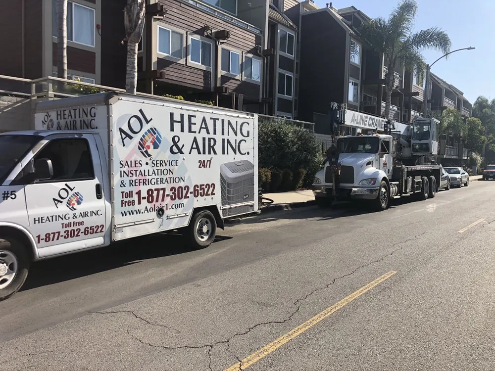 Slide of AOL Heating & Air