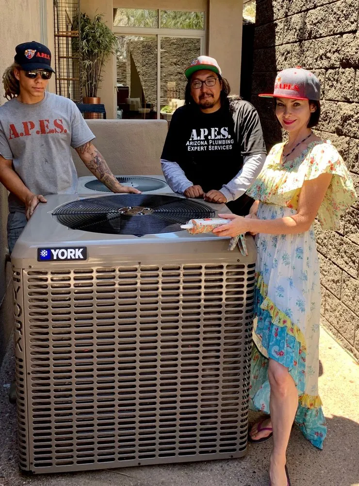 Slide of APES HVAC & Plumbing