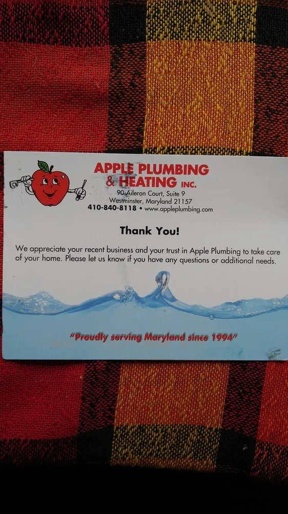 Slide of Apple Plumbing, Heating, & Air