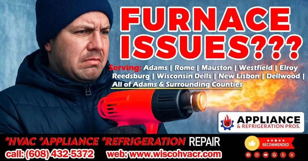 Professional air conditioning service for residential systems in Grand Marsh, WI by Appliance & Refrigeration Pro's