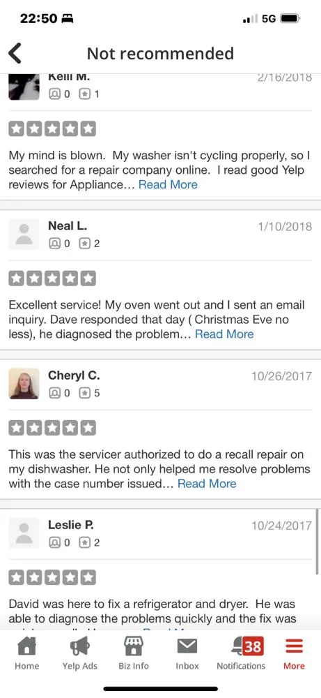 Slide of Appliance Doctor