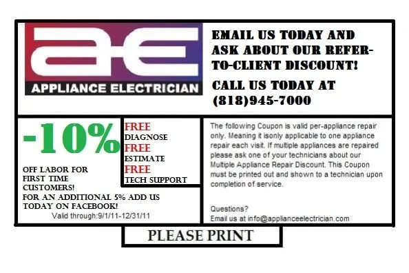 Slide of Appliance Electrician