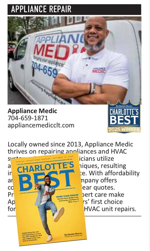 Slide of Appliance Medic CLT