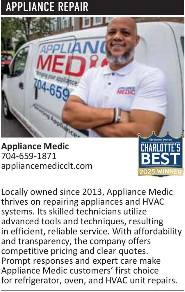 Slide of Appliance Medic CLT