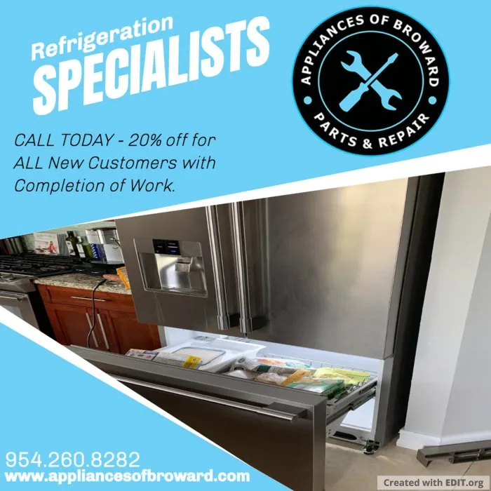 Slide of Appliances of Broward