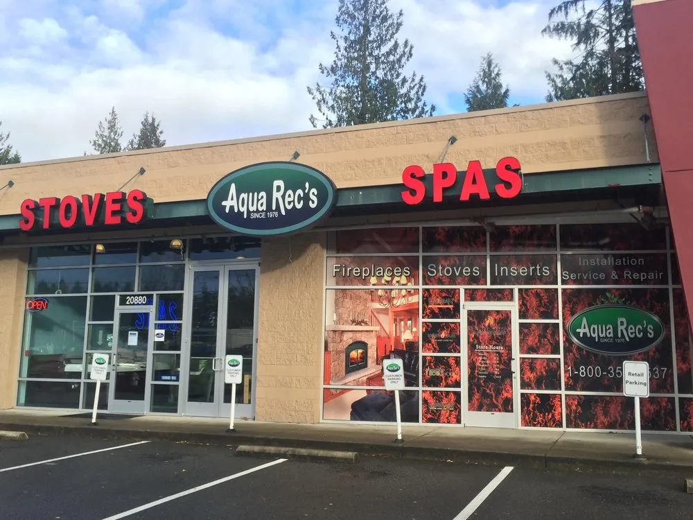 Slide of Aqua Rec's Fireside Hearth N' Home