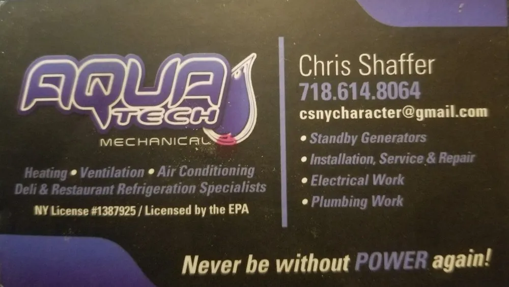 Slide of AquaTech Mechanical