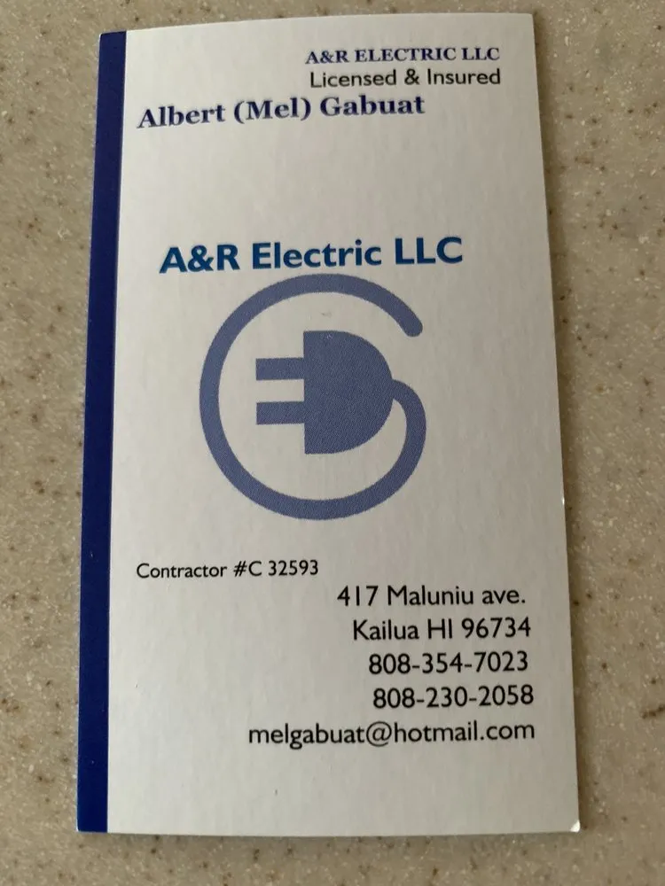 Slide of A&R Electric