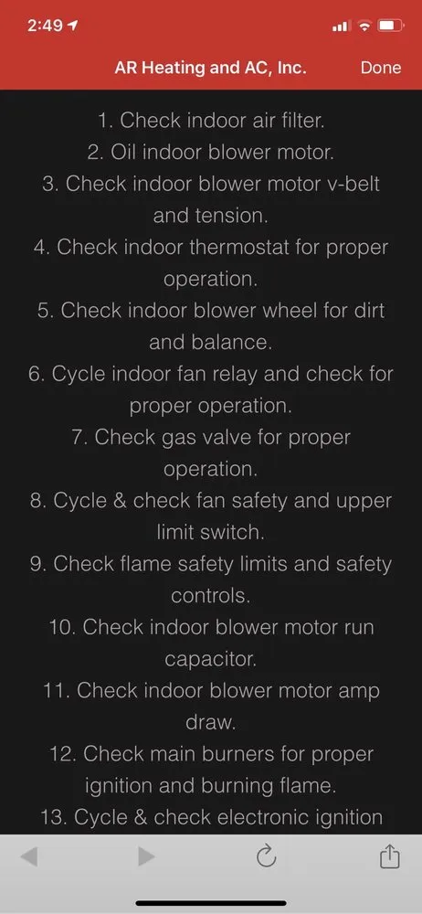 Slide of AR Heating & AC