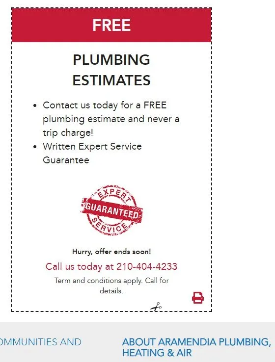 Slide of Aramendia Plumbing, Heating and Air