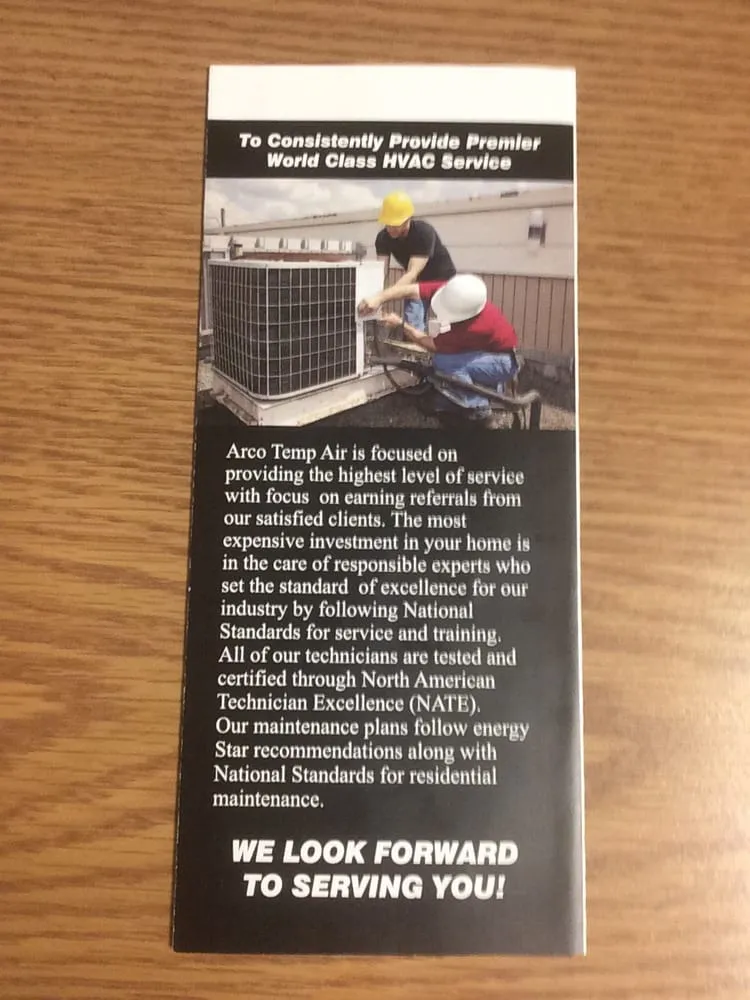 Slide of ARCO Temp Air