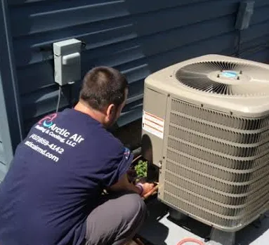 Slide of Arctic Air Heating and Cooling