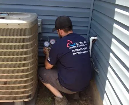 Slide of Arctic Air Heating and Cooling