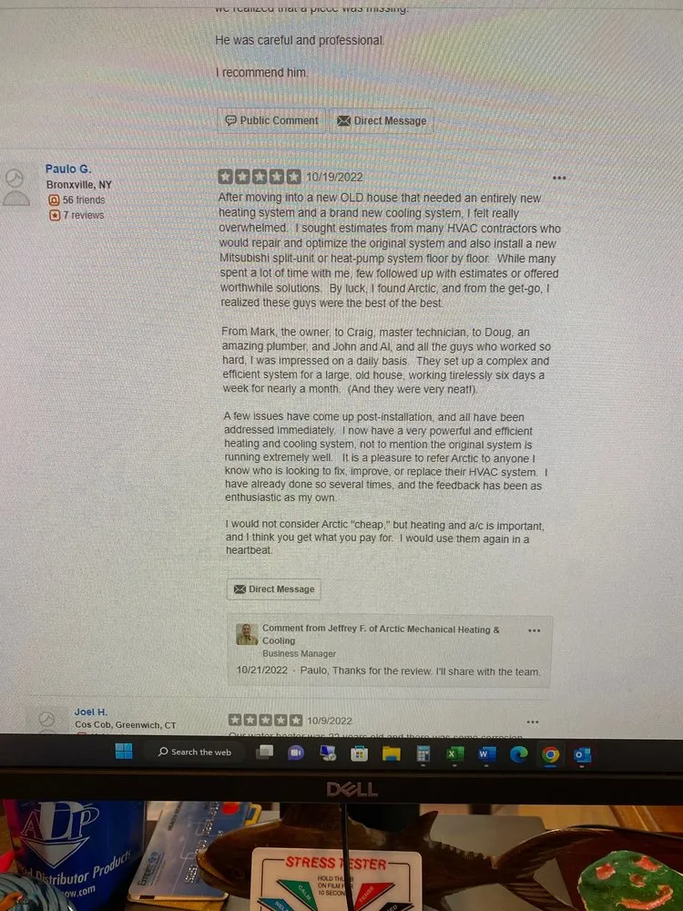 Slide of Arctic Mechanical