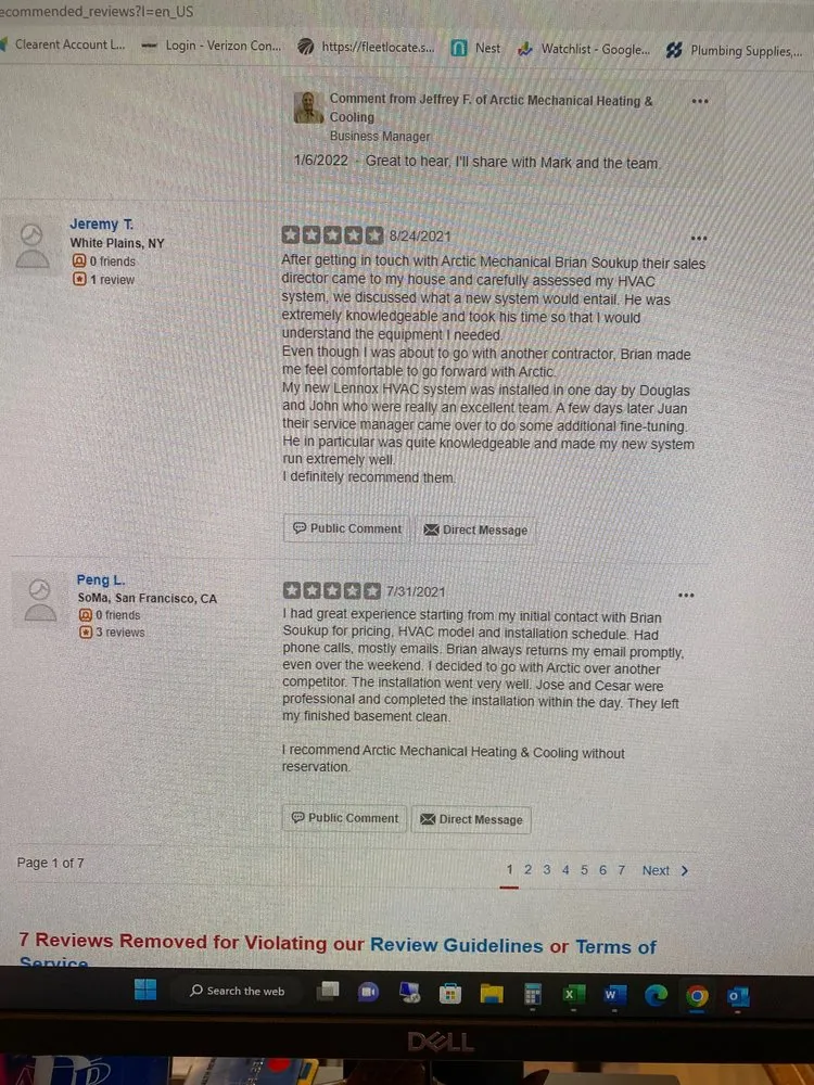 Slide of Arctic Mechanical