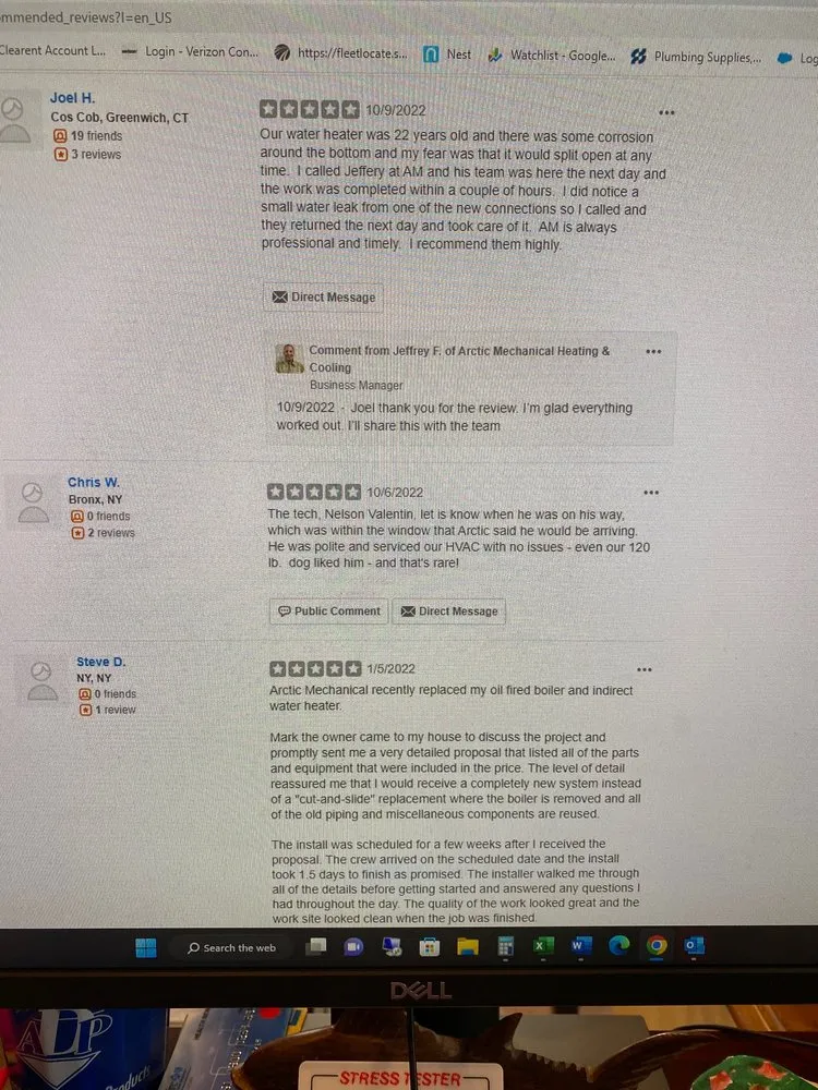 Slide of Arctic Mechanical