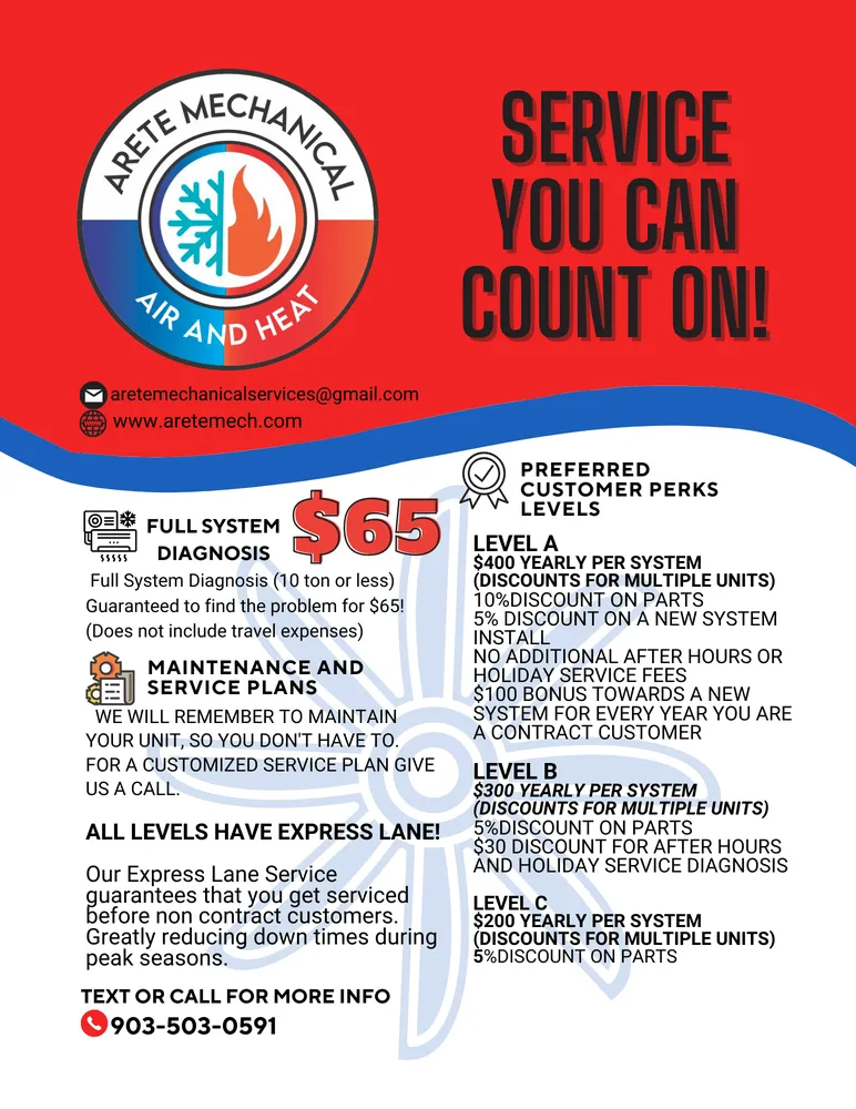 Slide of Arete Mechanical Services