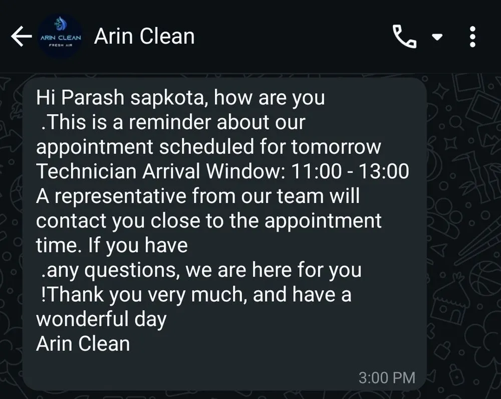 Slide of Arin Clean Fresh Air