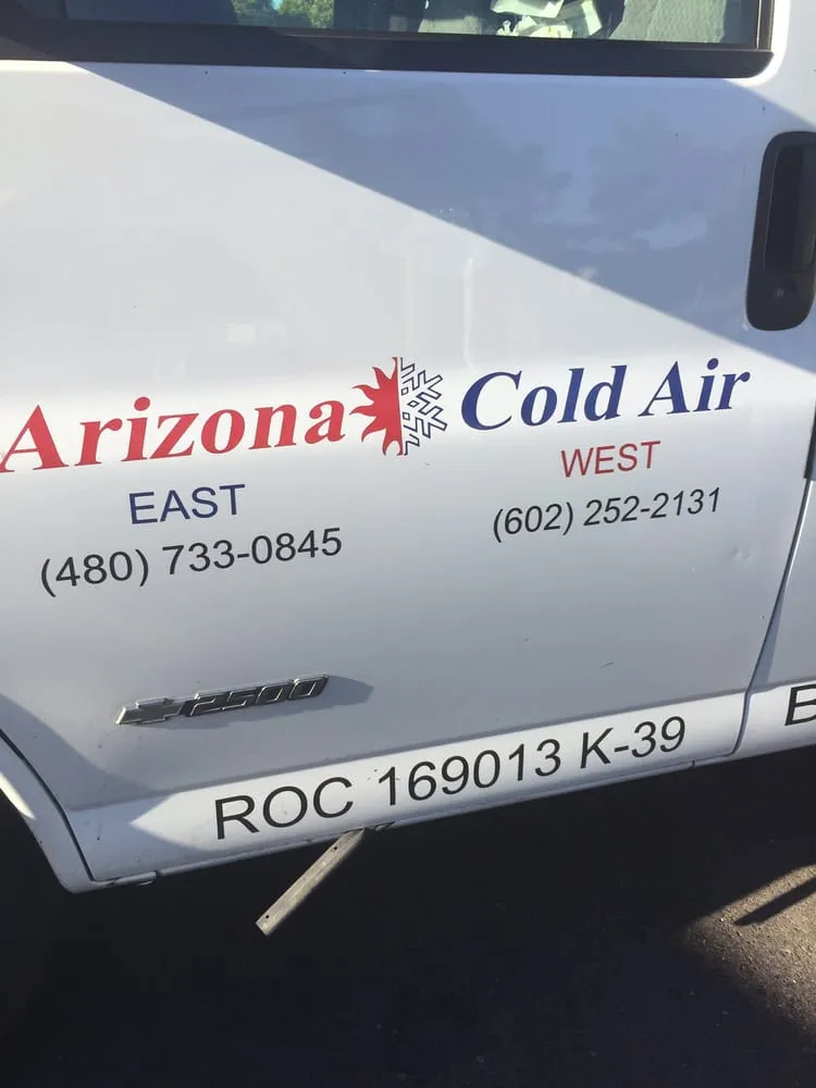 Slide of Arizona Cold Air