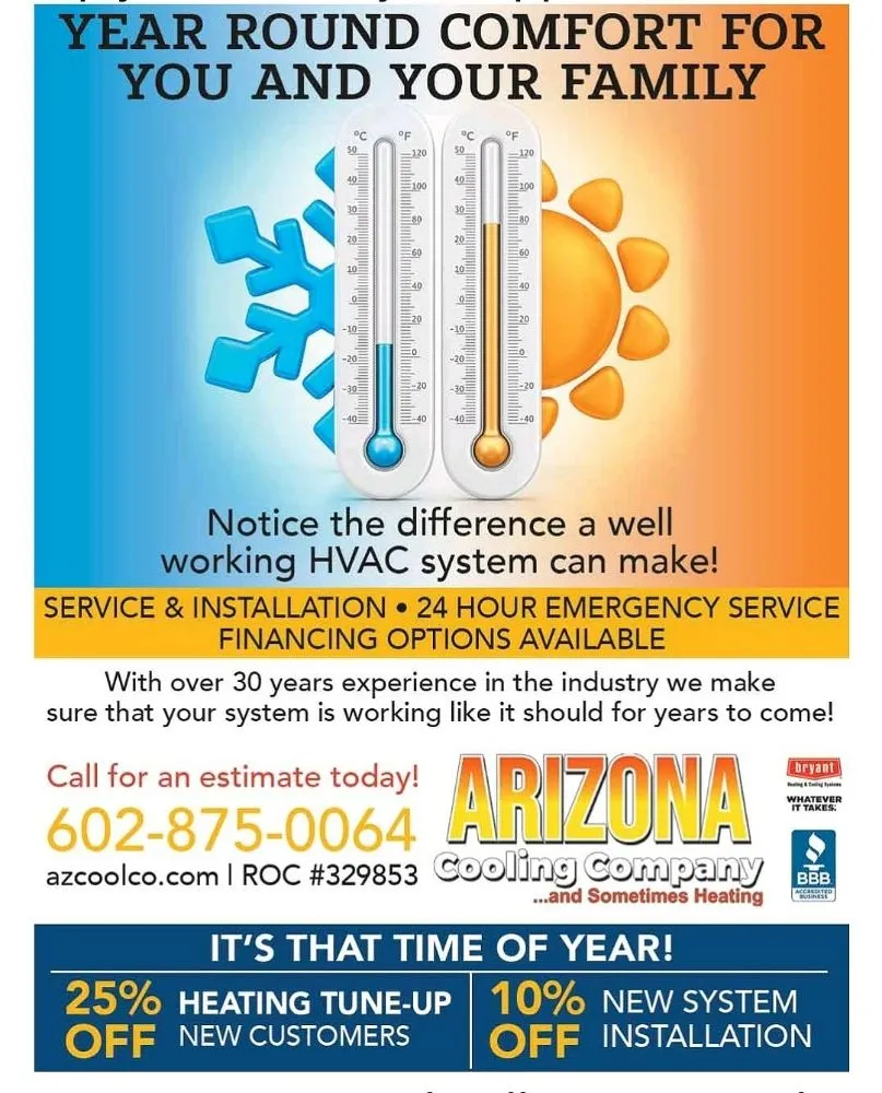 Slide of Arizona Cooling Company