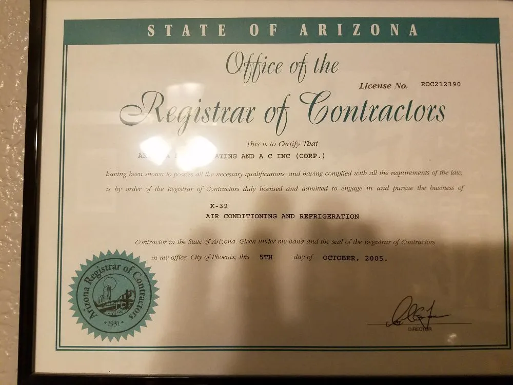 Slide of Arizona's Best Heating & AC