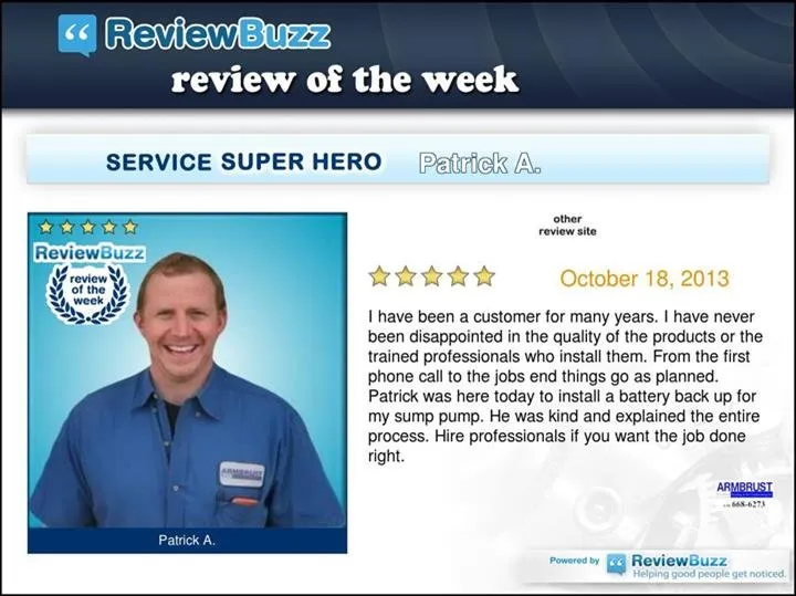 Slide of Armbrust Plumbing, Heating & Air Conditioning