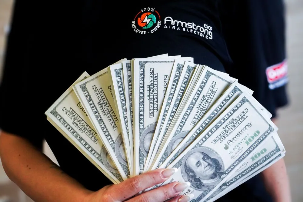 Slide of Armstrong Air and Electric