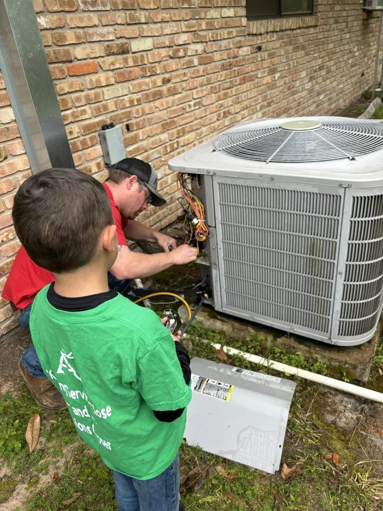 Slide of Armstrong's AC & Heat