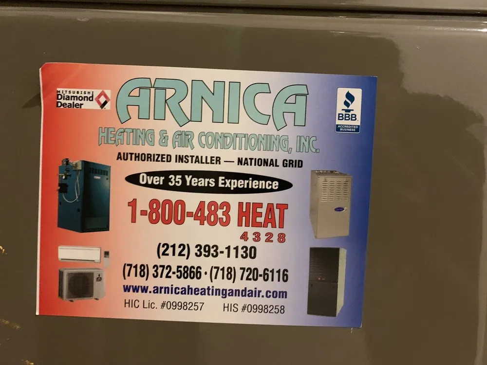 Slide of Arnica Heating and Air Conditioning