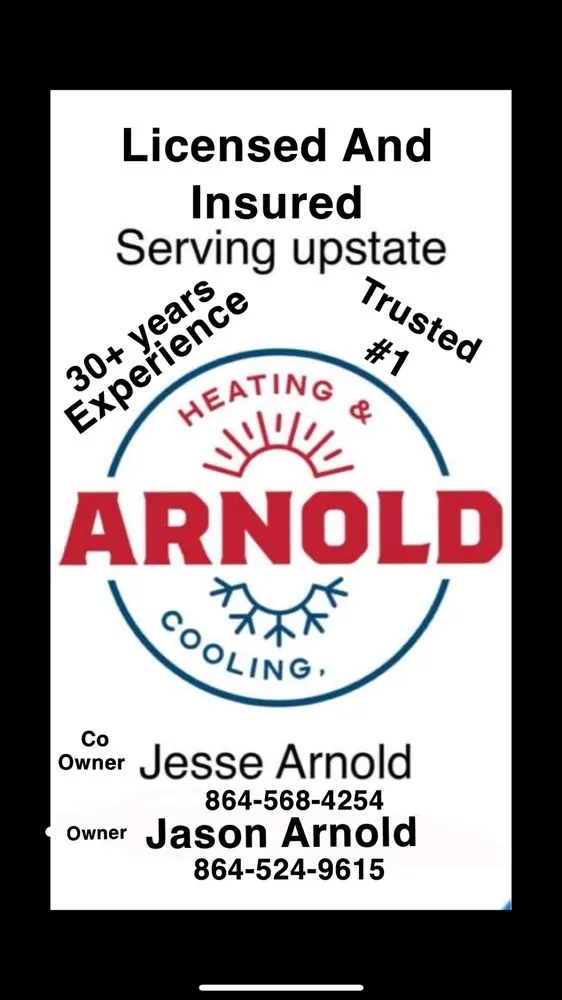 Slide of Arnold’s Heating And Cooling