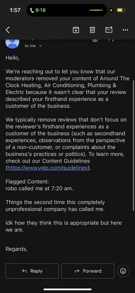 Slide of Around The Clock Heating, Air Conditioning, Plumbing & Electric