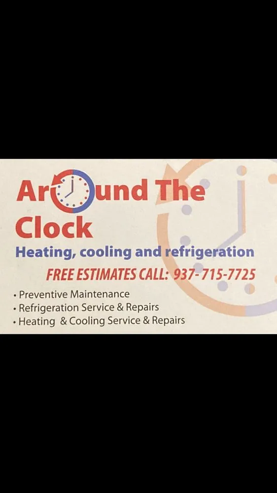 Slide of Around the Clock Heating Cooling and Refrigeration
